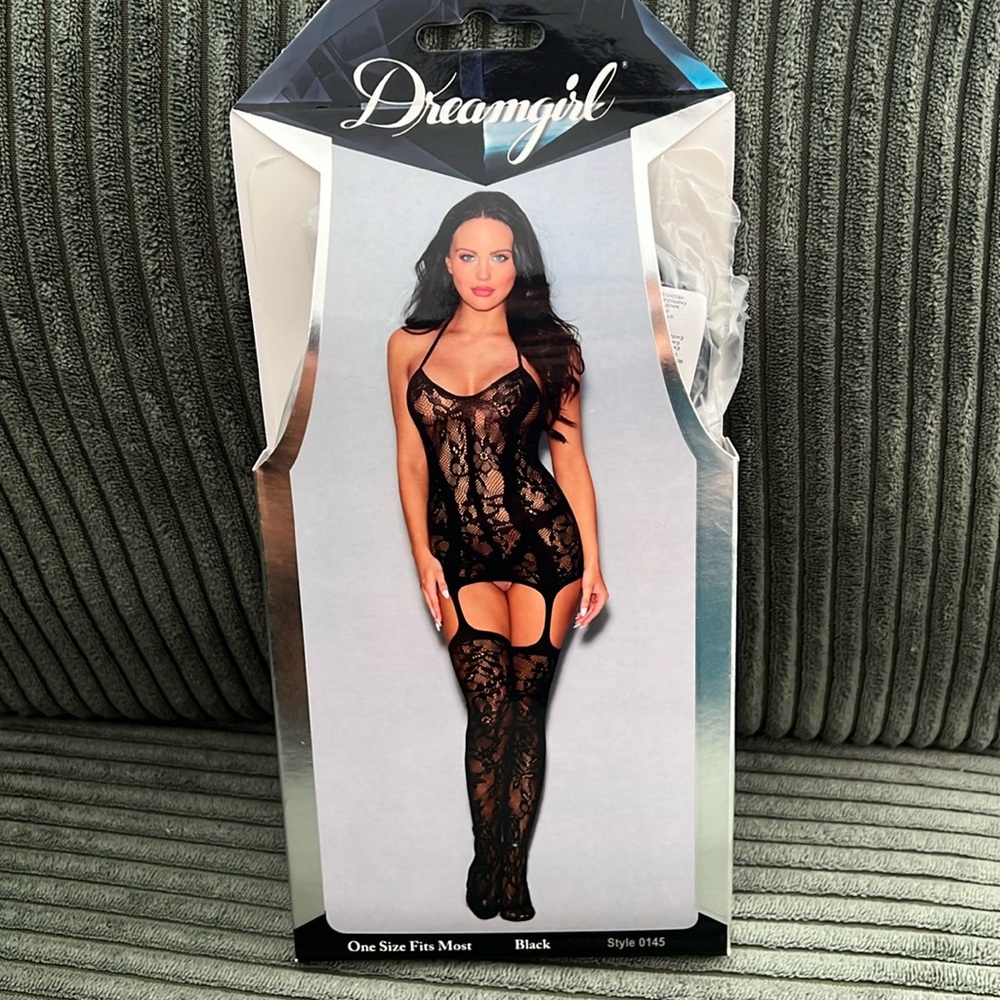 Fishnet dress